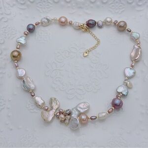 26X82 Handmade Freshwater Baroque Pearl Necklace